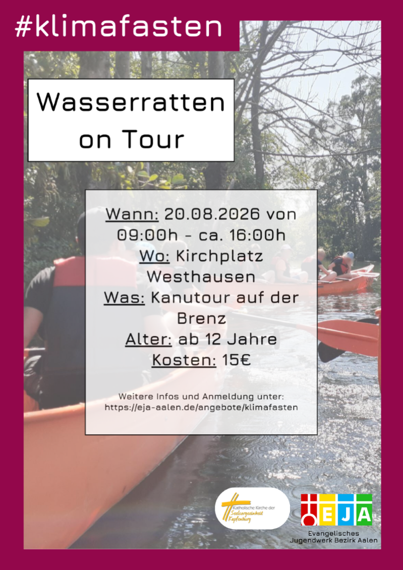 Klimafasten Wasserratten on Tour 2026